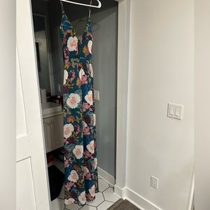 NWT Nordstrom floral long dress